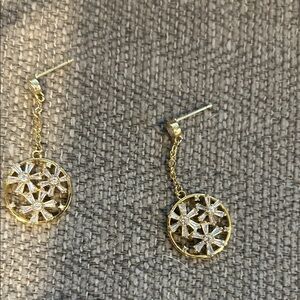 Elegant Gold Dangle Earrings